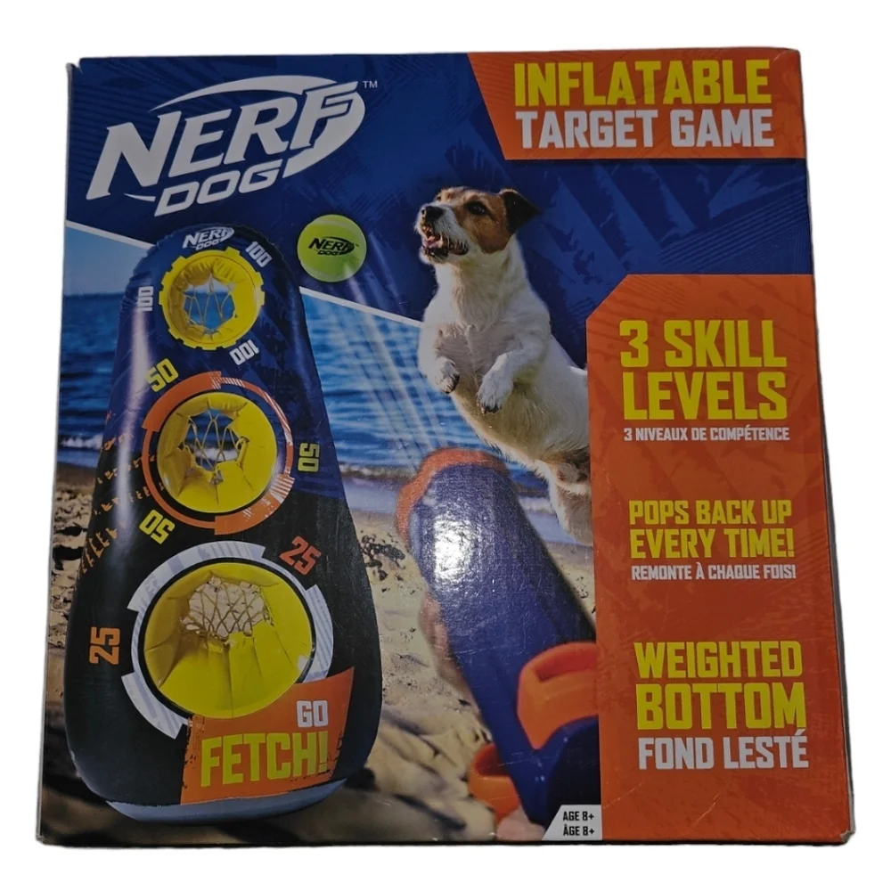 NWT Nerf Dog Inflatable Target Game